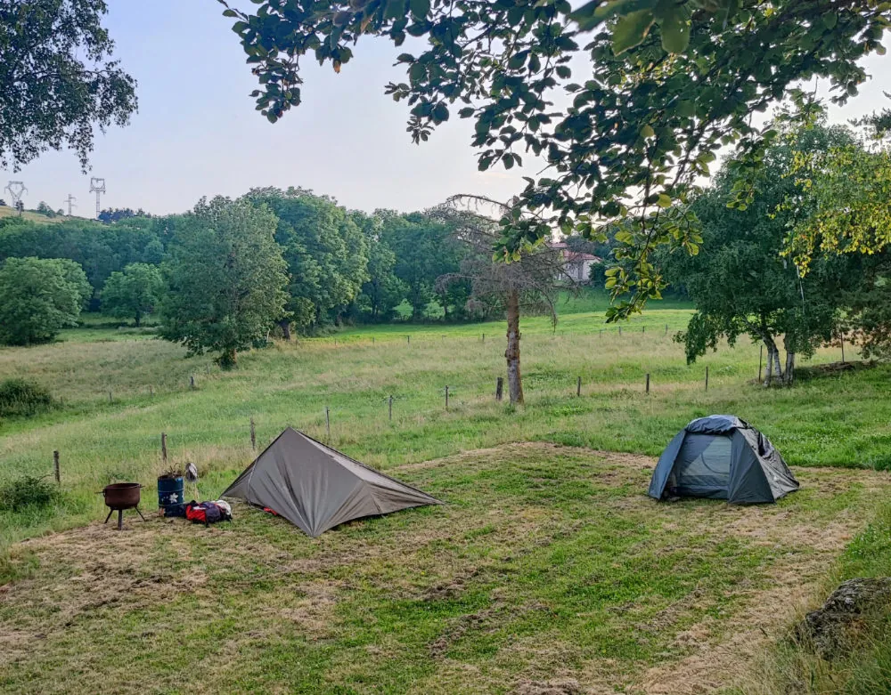 ZONE BIVOUAC à L'Arche de Gabriel entre Monistrol d'Allier et Saugues