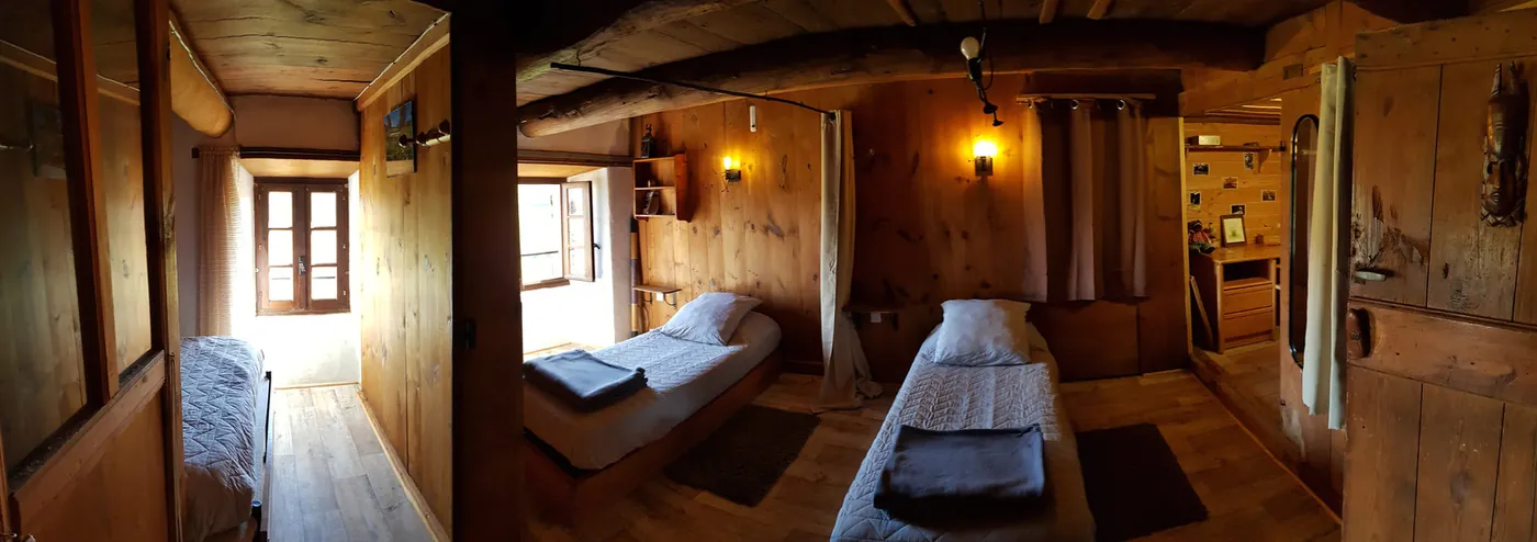 Chambre partagée du gîte L'Arche de Gabriel